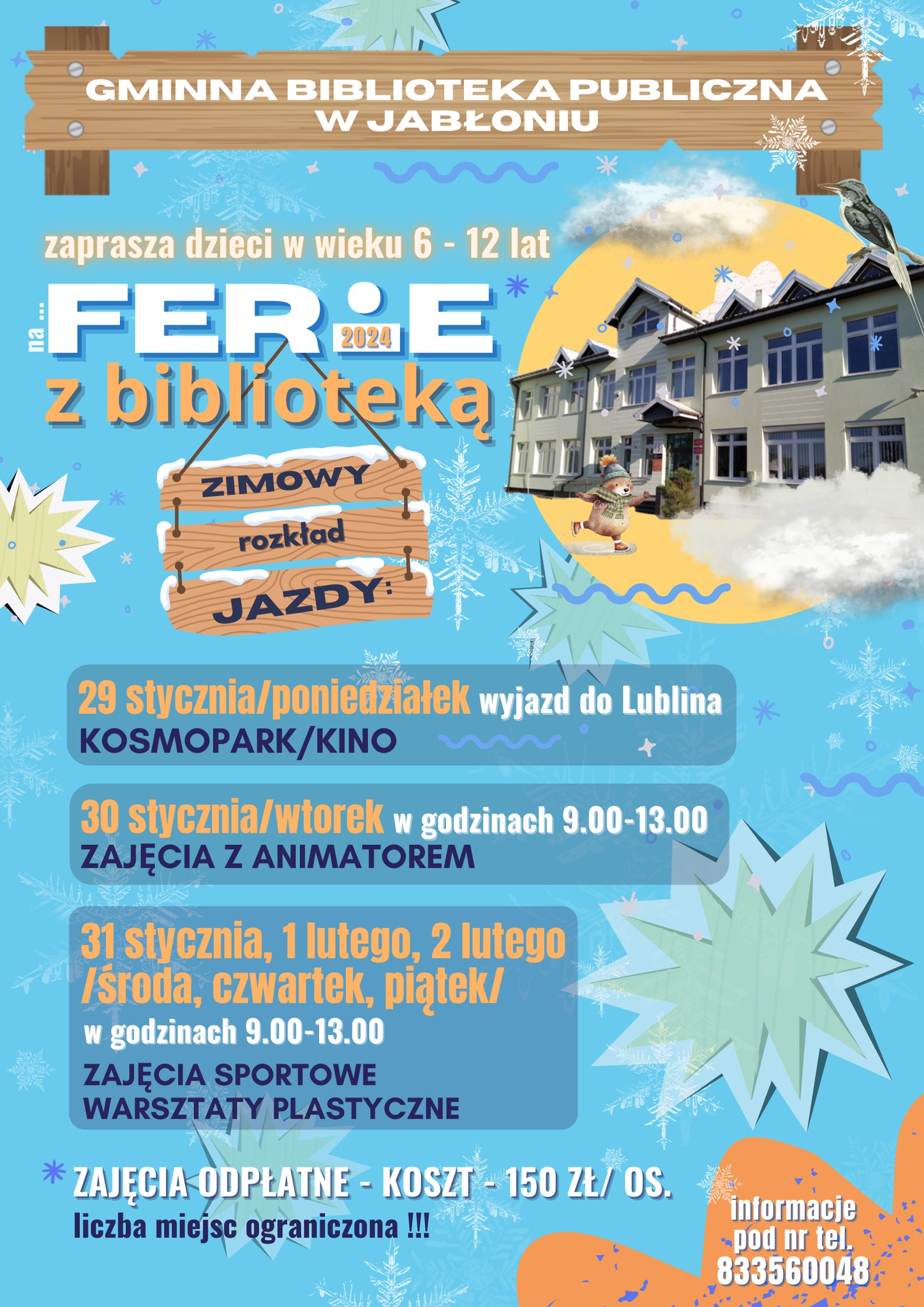 ferie z bib poster 2024