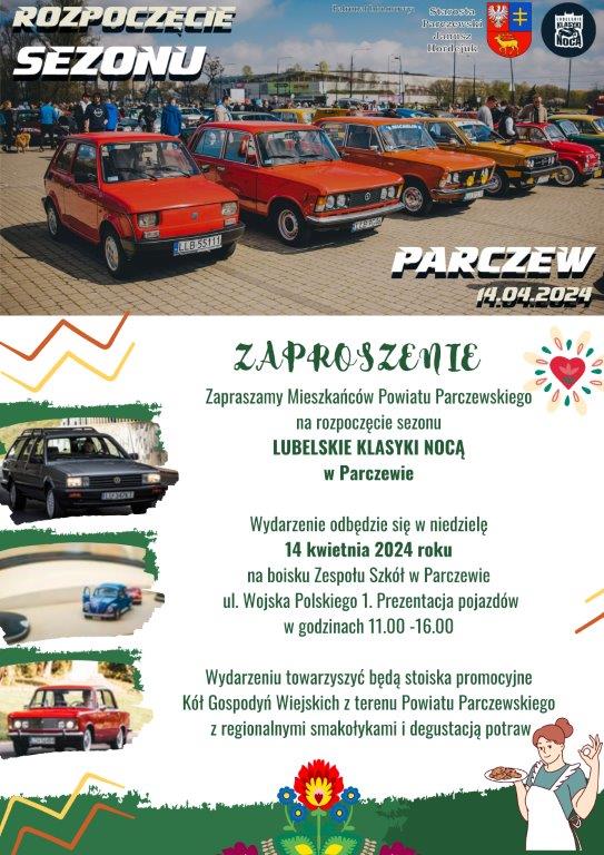 plakat klasyki noca w parczewie 2024