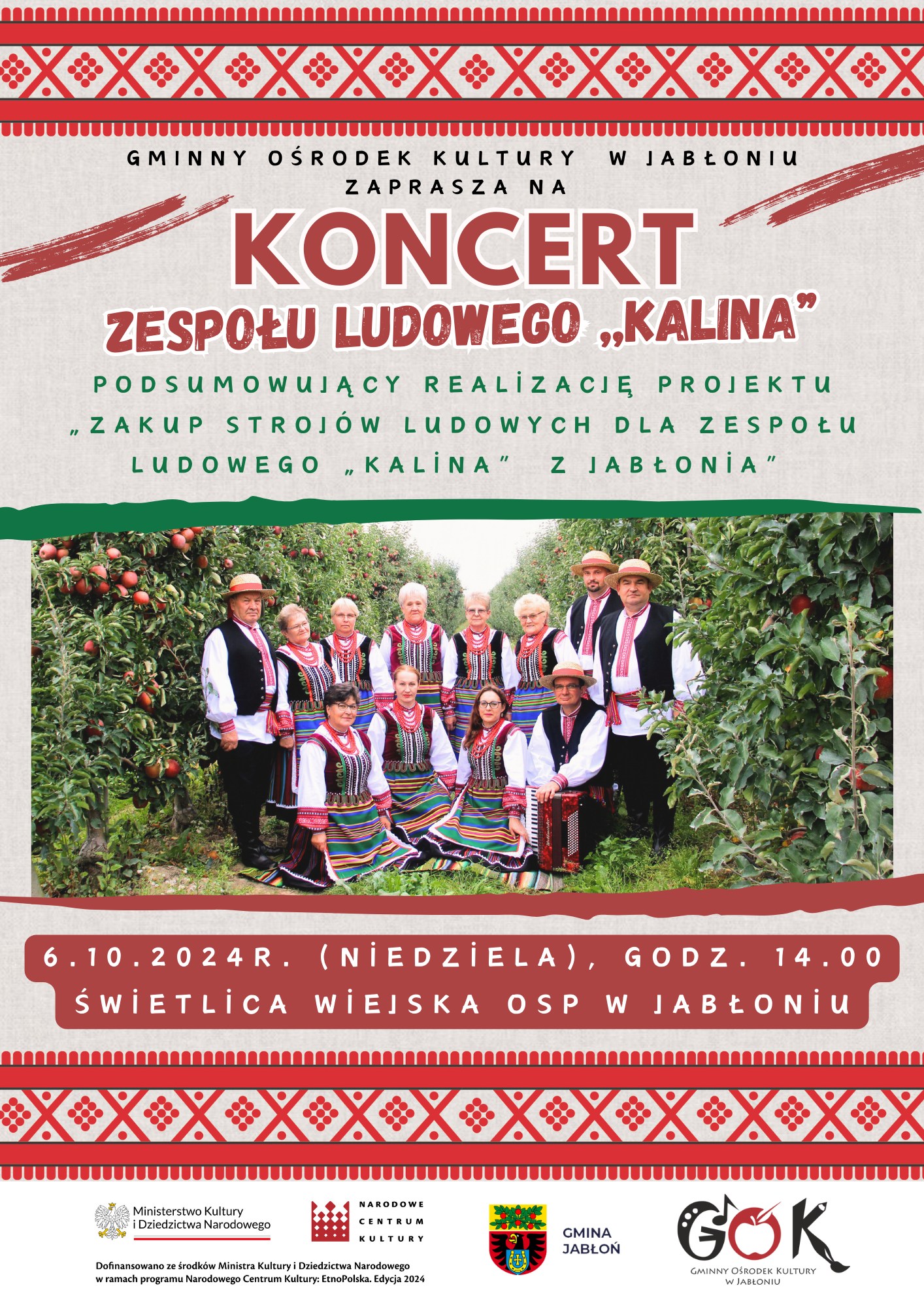 plakat koncert kalina 2024