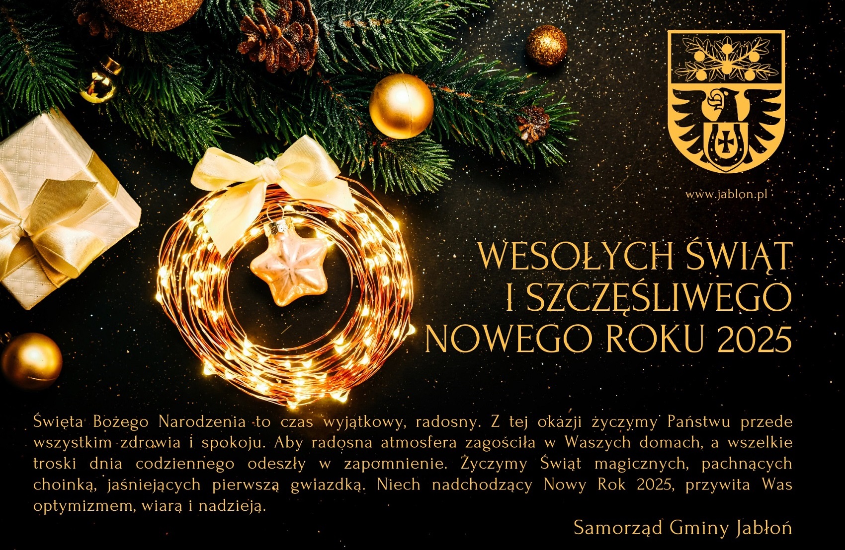 Wesołych Świąt i szczęśliwego Nowego Roku 2025!