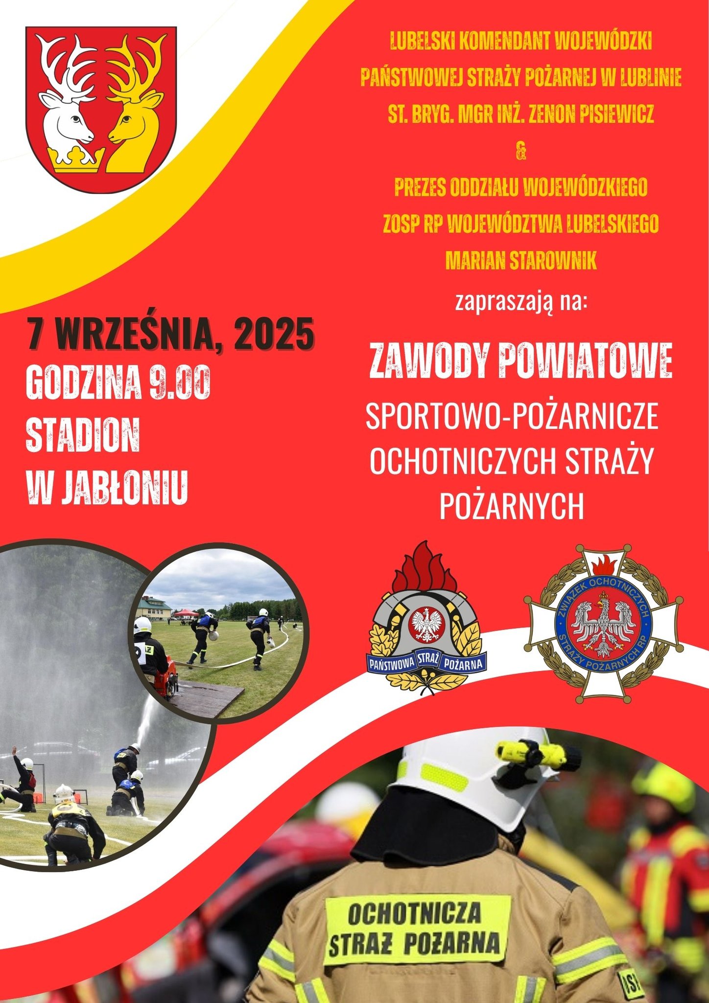 zawody powiat osp 07 08 2025 poster