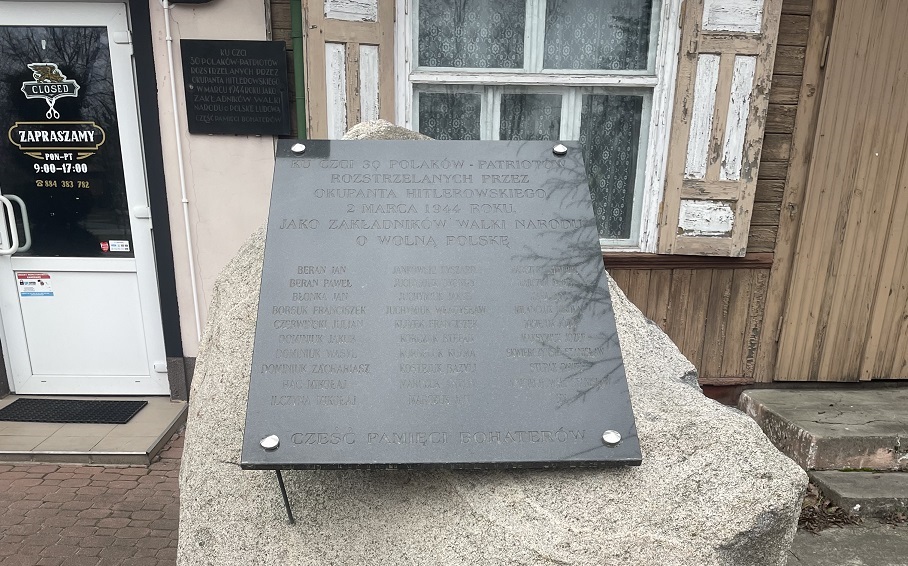 80 rocznica mordu mieszkańców Gminy Jabłoń