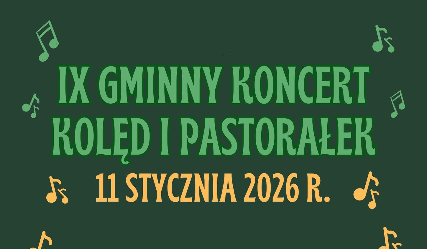 IX Gminny Koncert Kolęd i Pastorałek