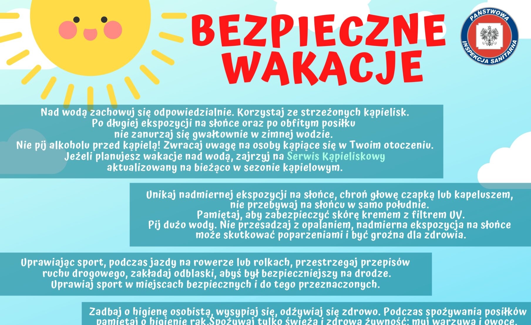 Bezpieczne wakacje