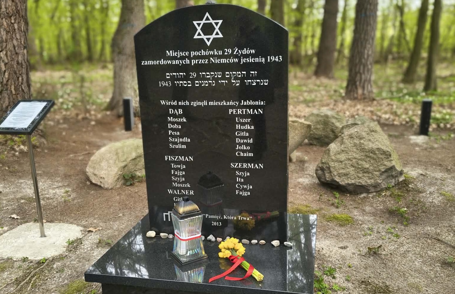 Gmina Jabłoń pamięta - Rocznica Powstania w Getcie