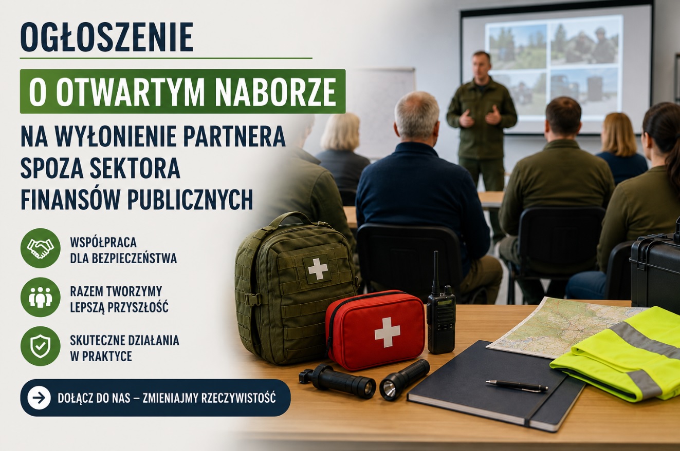 Ogłoszenie o otwartym naborze na wyłonienie Partnera spoza sektora finansów publicznych