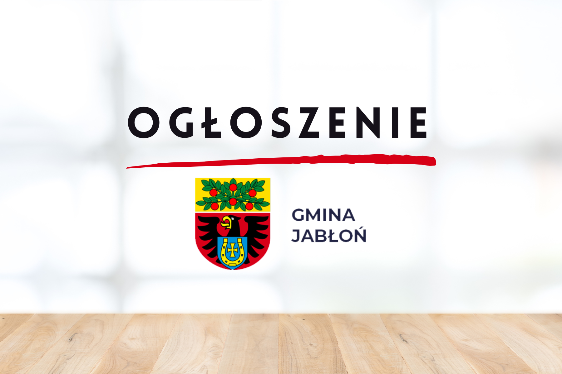 Ogłoszenie w sprawie przystąpienia do sporządzenia miejscowego planu zagospodarowania przestrzennego dla fragmentów obrębów Kalinka oraz Kolano w Gminie Jabłoń