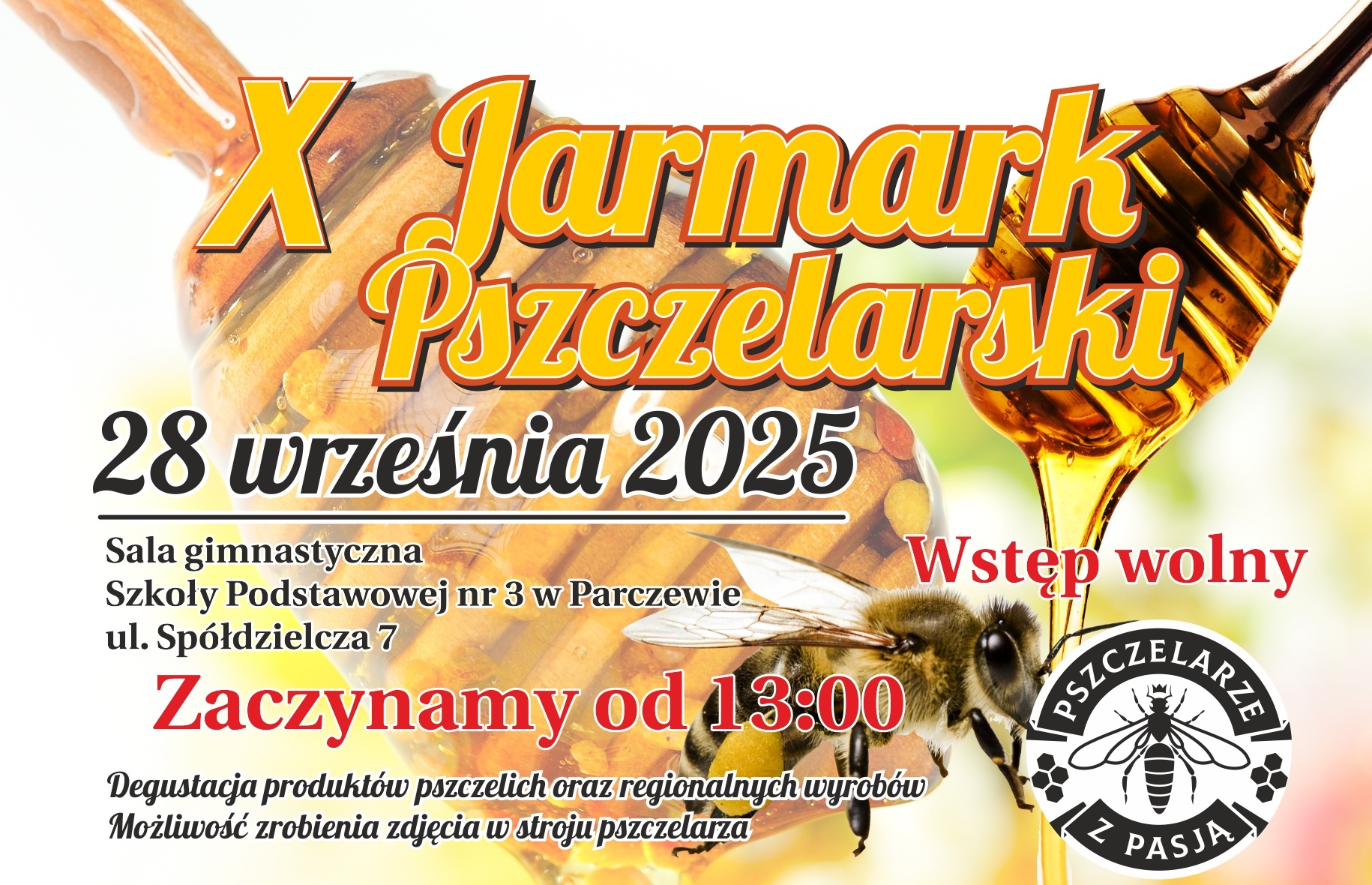 Zaproszenie na X Jarmark Pszczelarski