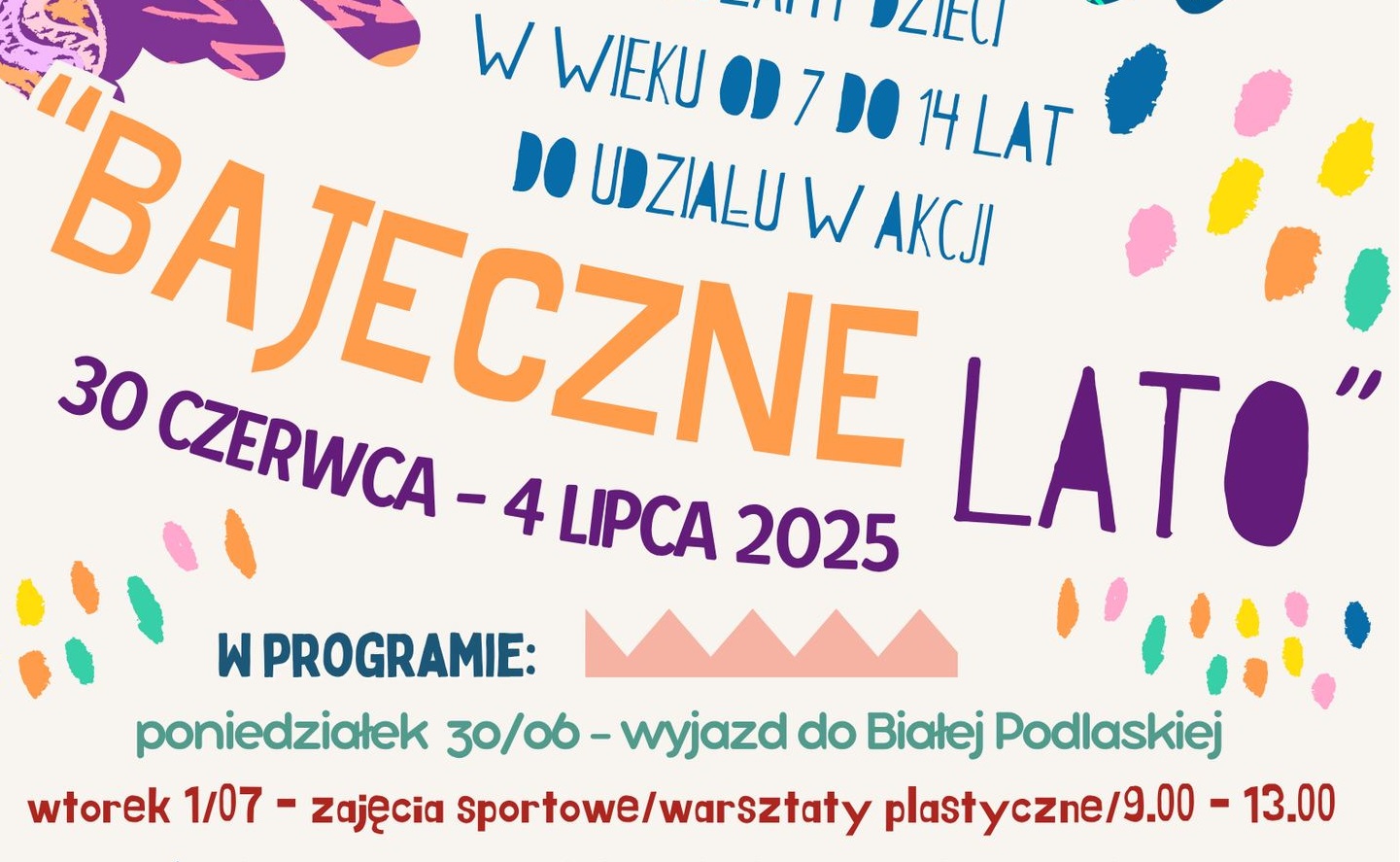 „Bajeczne Lato”! - Wakacyjna akcja Gminnej Biblioteki Publicznej w Jabłoniu