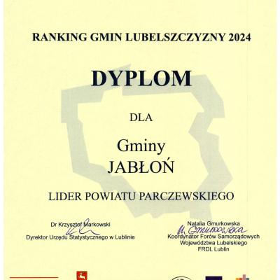 Ranking Lub Gmin 2024 2